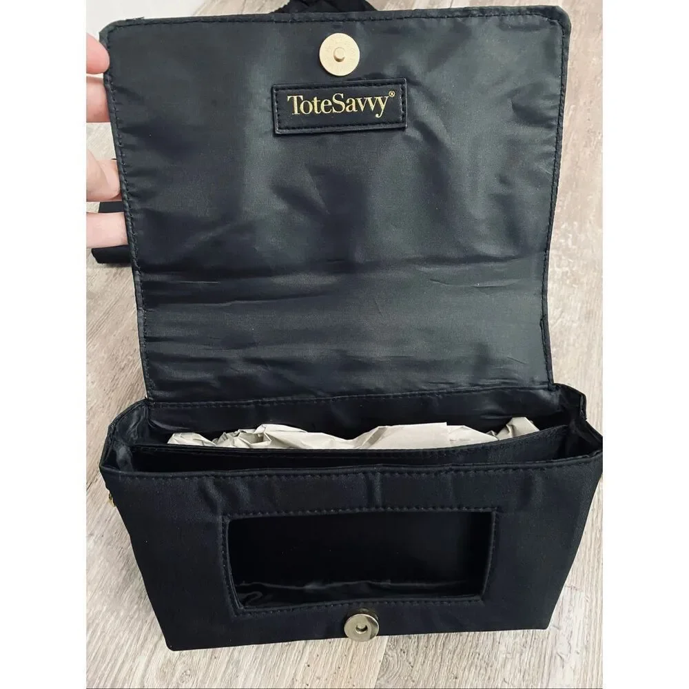 Tote Savvy Baby Change Kit Diaper Pad Crossbody Purse